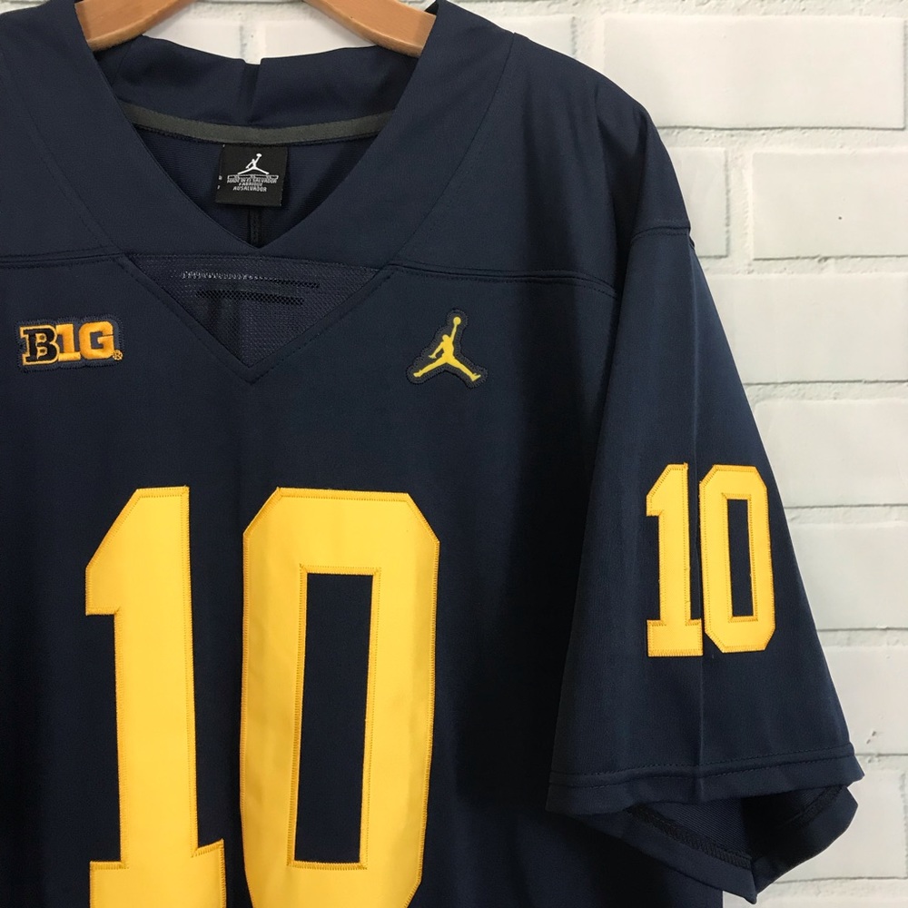 Tom Brady Michigan Jersey Patriots College Shirt - Picture 4 of 8